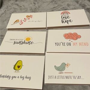 Boxed Set of 30 Thinking of You Variety Note Cards with Envelopes & Stickers